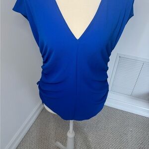 MICHAEL Michael Kors Royal Blue V-Neck Blouse